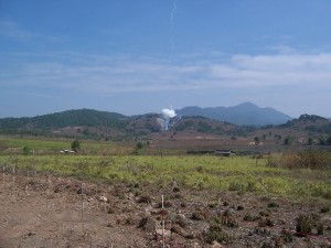 Cluster munitions detonated in Laos
