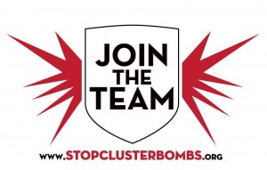 Join the Team...Ban Cluster Bombs!